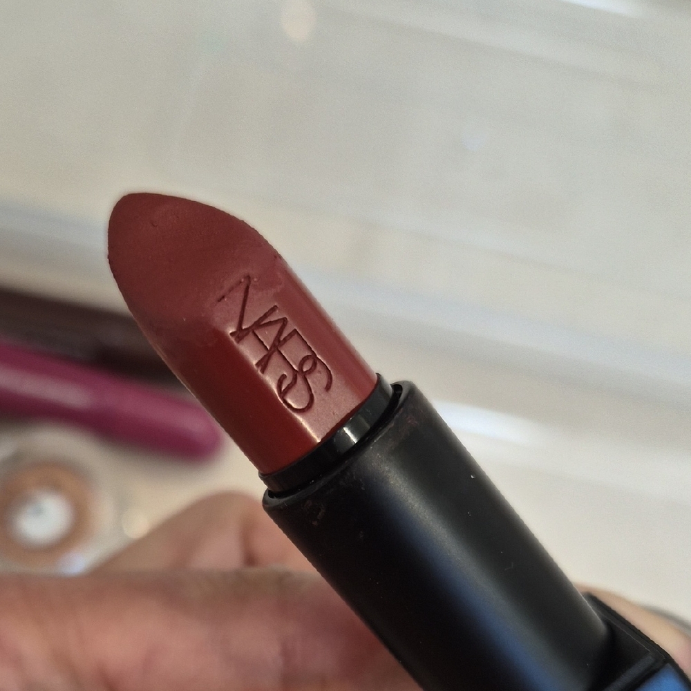 NARS Satin Lipstick in Rich Burgundy